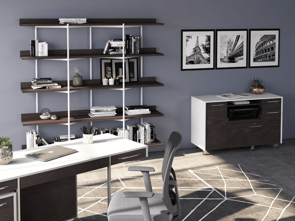 Home Office Space Shelf
